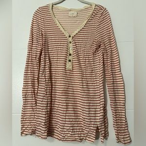 Anthropologie T.La Striped Top great condition